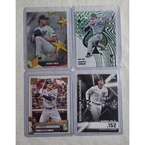 Topps Panini MLB NY Yankees Aaron Judge & Gerrit Cole Lot Of 4 2021-2025 NM